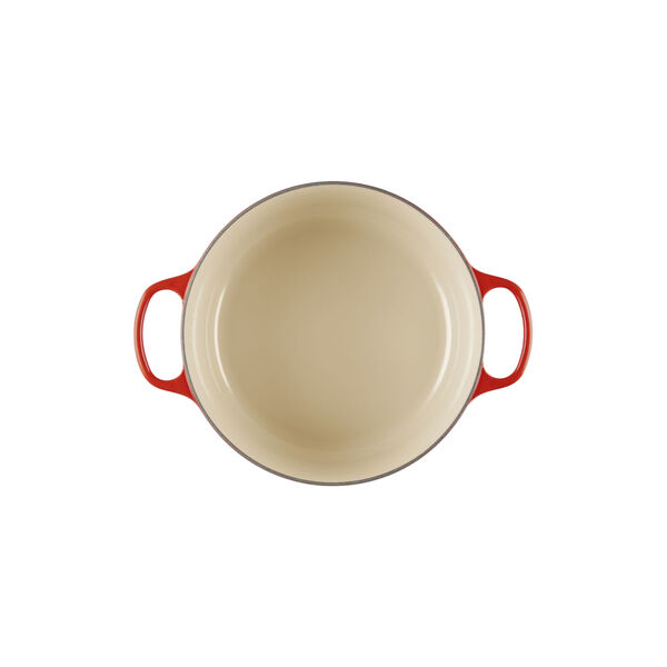 Signature st&oslash;pejern rund gryte | 28 cm | Cerise, Le Creuset