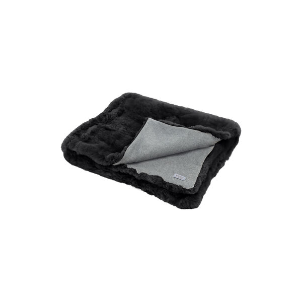 LUIS sengeteppe, jet black, WEICH Couture Alpaca