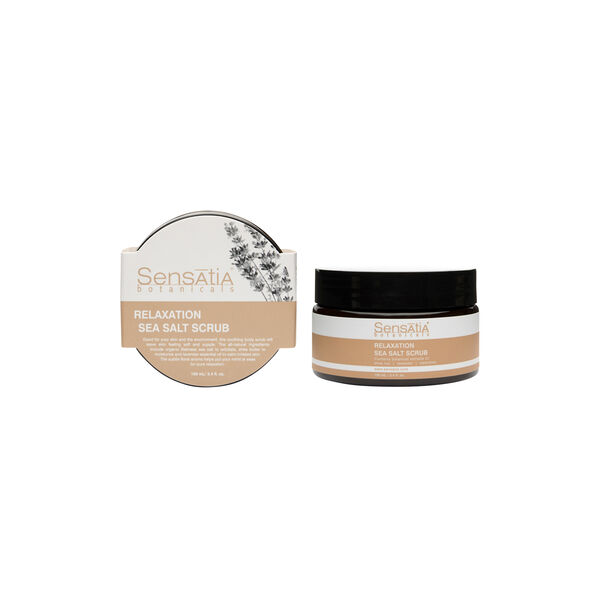 Relaxation Sea Salt Scrub, Sensatia Botanicals