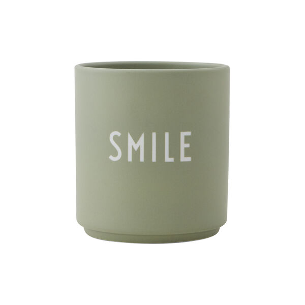 SMILE favorittkopp, gr&oslash;nn, Design Letters