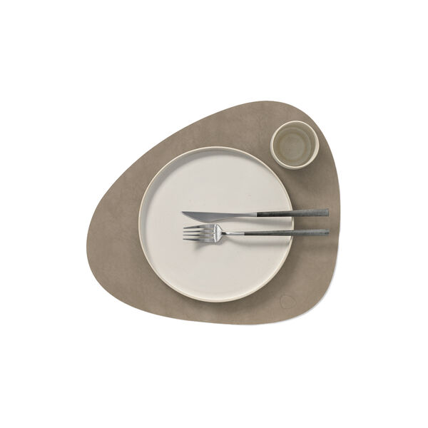 Nupo dekkebrikke Curve L, nomad grey, LIND DNA