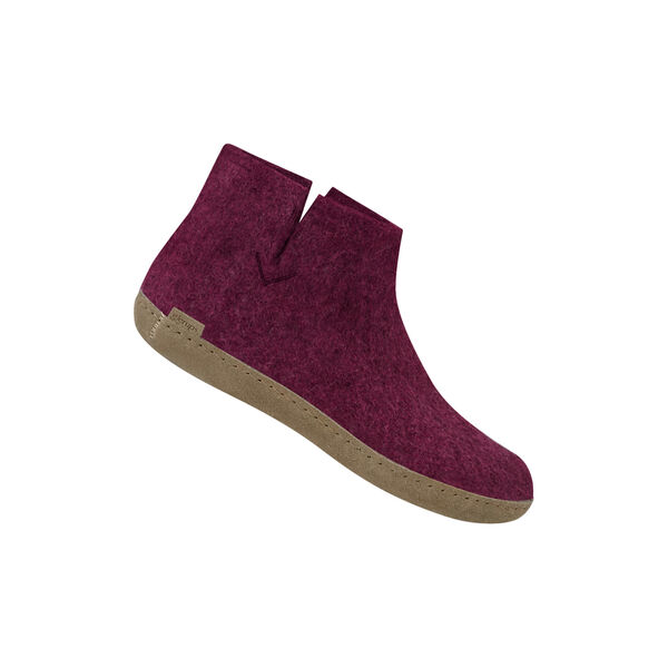 Filtankelstøvel, cranberry, Glerups