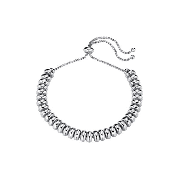 Metal Nugget Slider Armb&aring;nd| Silver, Orelia