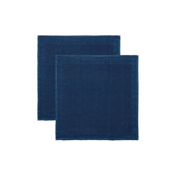 Plain linservietter, deep blue, Georg Jensen Damask