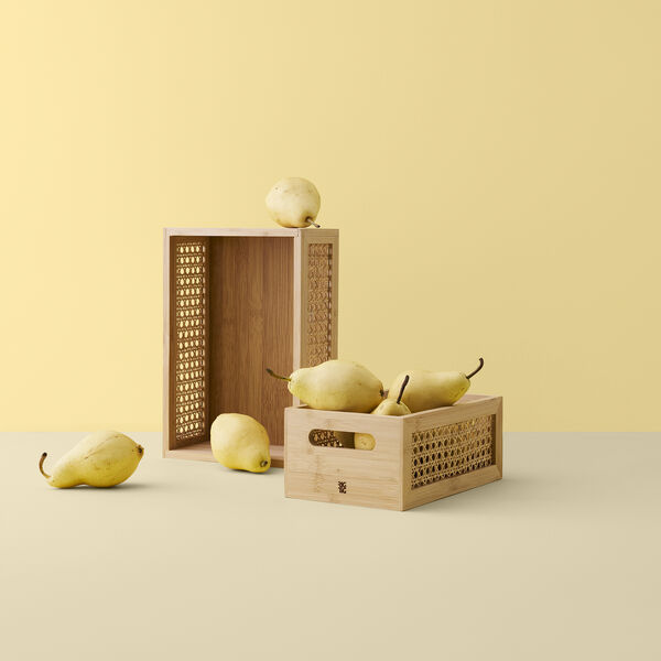 BAMBOO BOX oppbevaringsboks, bamboo, RIG-TIG