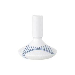 Bl&aring; Mega Riflet lysestake 12 cm, Royal Copenhagen