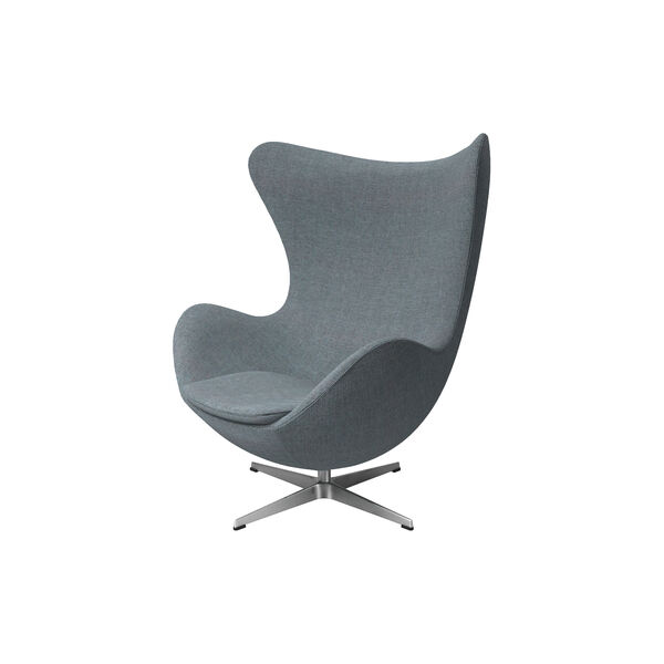 Egg&trade; 3316 Lounge Chair, Re-wool 718 light blue/natural, Fritz Hansen