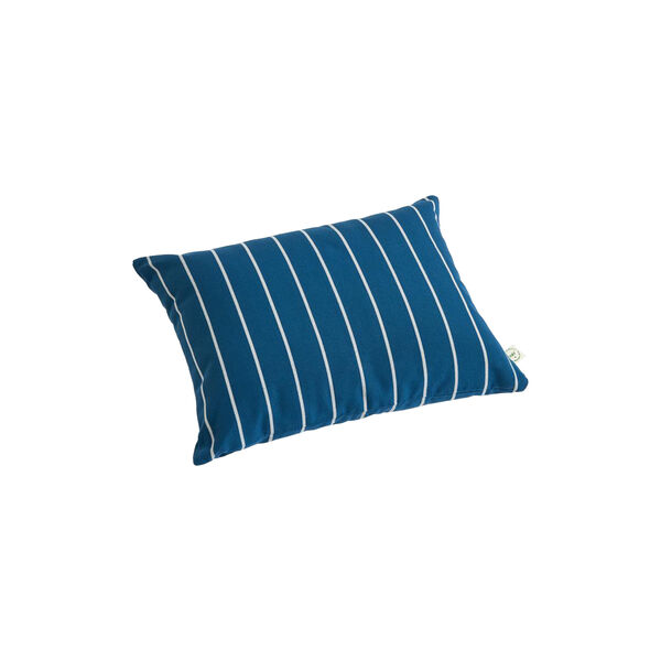 Outdoor Market Cushion, blue with beige stripe, HAY