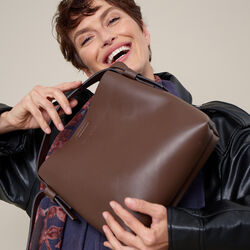 MINI CITY skulderveske, brun, Bella Ballou