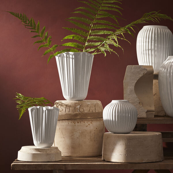 Hammersh&oslash;i Unfold Vase, hvit, K&auml;hler