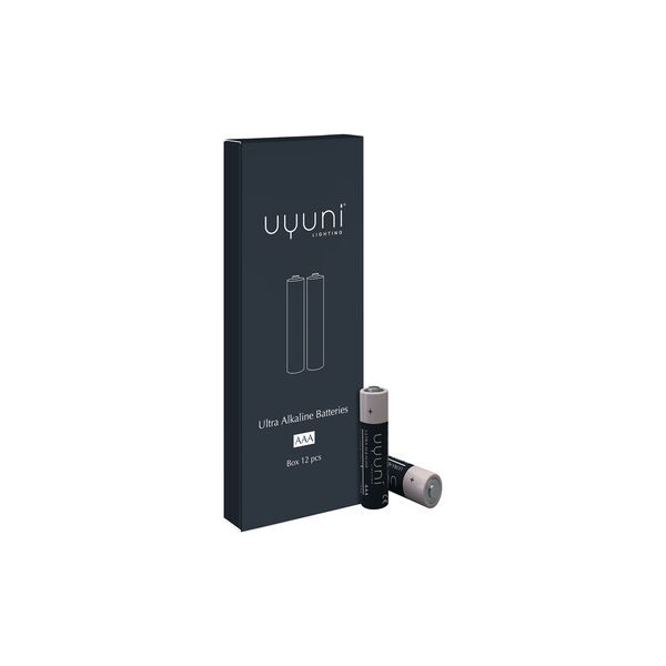 AAA Battery, 1,5V, 1000mAh, 12 pack, Uyuni Lighting