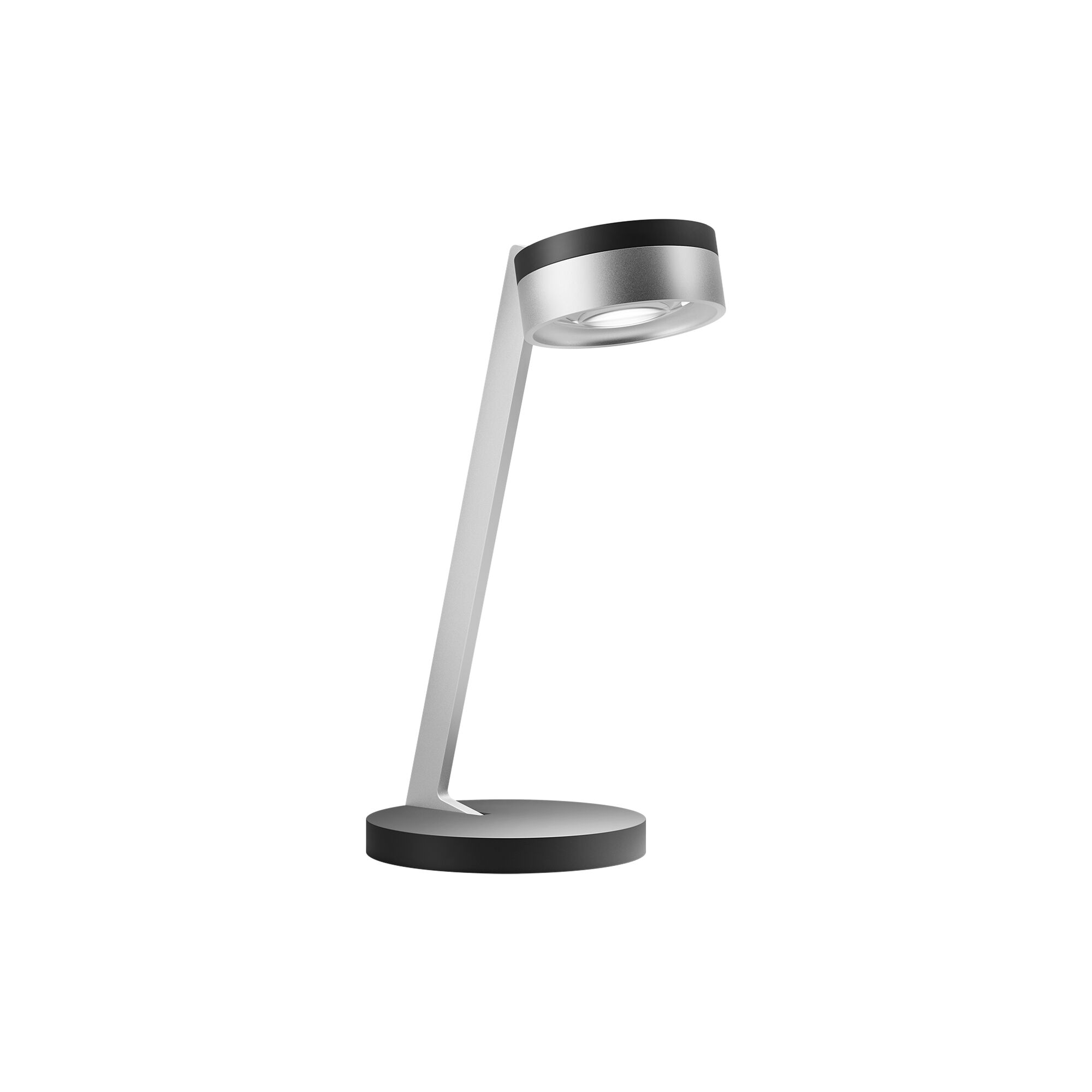 BLADE T1 SLIM bordlampe, matt black/satin silver