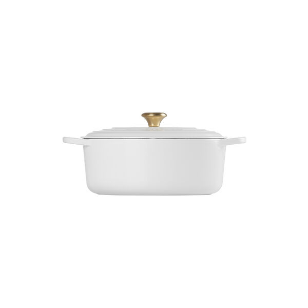 Signature st&oslash;pejern oval gryte &Oslash; 31 cm, white, Le Creuset