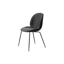 Beetle Dining Chair Front Upholstered, Hallingdal 173/black matt Beetle Dining Chair Front Upholstered, Hallingdal 173/black matt, GUBI