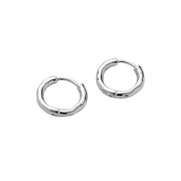 Spirit Huggies Small, s&oslash;lvbelagt, Pernille Corydon Jewellery