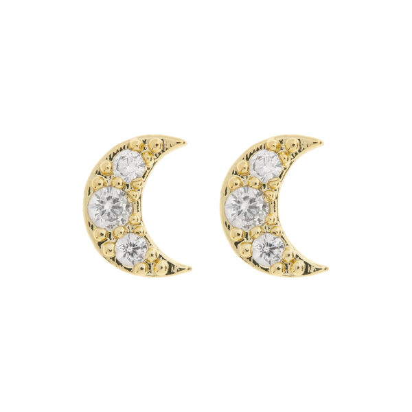 Joey - Crystal Moon Stud &oslash;rering, gull, timi of Sweden