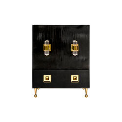 Crawford skap FL19, svart, Jonathan Adler