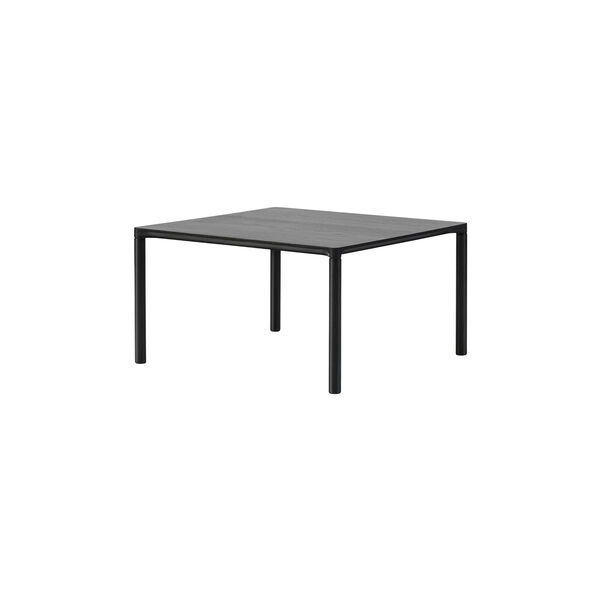 Piloti Wood Coffee Table, black lacquered oak, Fredericia Furniture