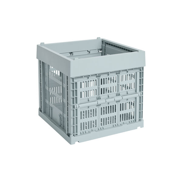 HAY Colour Crate Cube, dusty blue, HAY