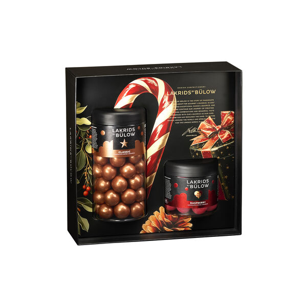 WINTER 25 Black Box Classic Caramel/Crispy Raspberry, Lakrids by Bülow