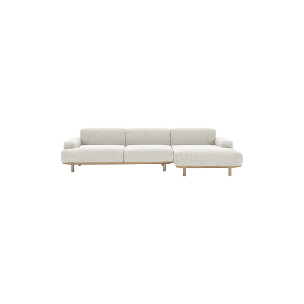 Reason 2-seter sofa med sjeselong, Crush 090, Bruunmunch Furniture