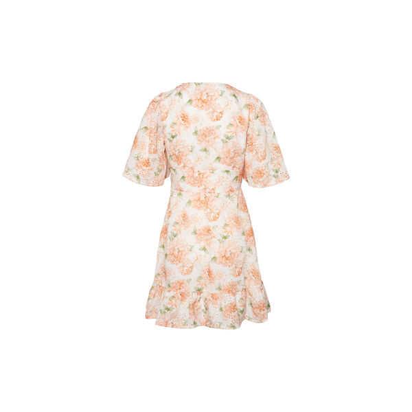 Celina Mini Dress, peony pop orange, Love Lolina