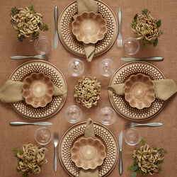 Bubbles suppetallerken 25 cm, cinnamon, Mateus