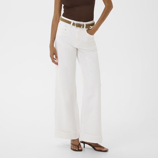 GZlivia HW jeans, white wash, Gestuz