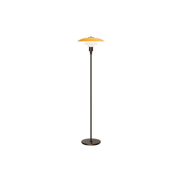 PH 3&frac12;-2&frac12; Gulvlampe Centenary Edition, amber/opal white, Louis Poulsen