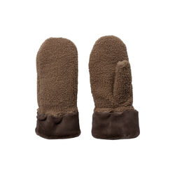 NUBERNIE TEDDY MITTENS, sesame, NÜMPH