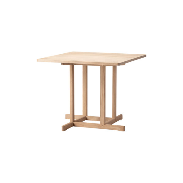 BM80 Mogensen Shaker Table 90x90 cm, s&aring;pebehandlet eik, Fredericia Furniture