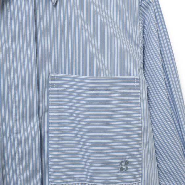 AbbySW Shirt, blue striped, Sofie Schnoor