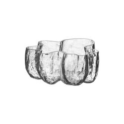 Crackle skål, clear, Kosta Boda