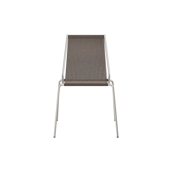 Noel Chair, steel/dark grey wool, Thorup Copenhagen