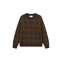 WWVim crew neck, delicioso check, Wood Wood