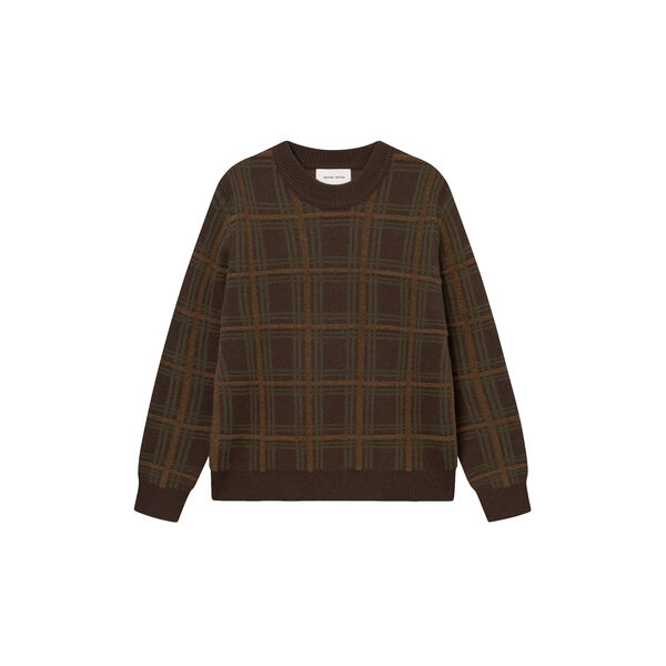 WWVim crew neck, delicioso check, Wood Wood