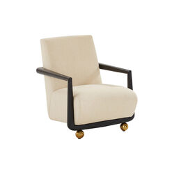 St. Germain Club stol, belfast stein/aske/messing, Jonathan Adler