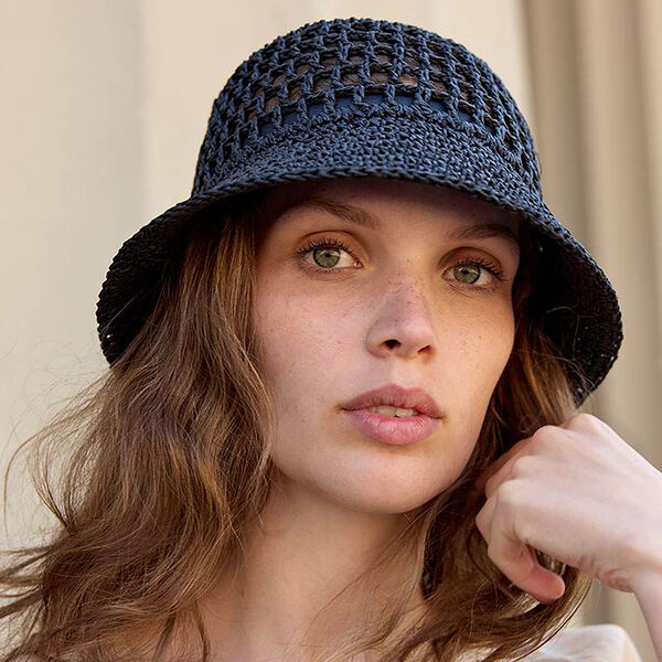 RAFFIA&nbsp;Hatt, black, Bella Ballou