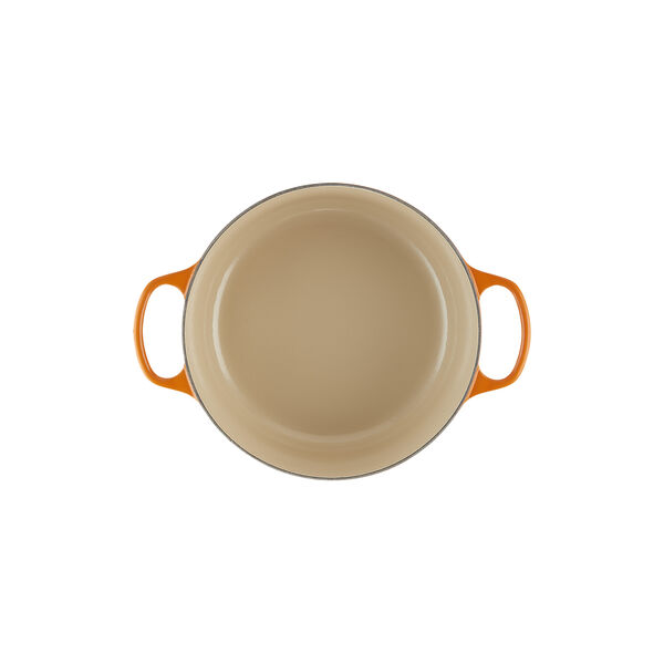 Signature st&oslash;pejern rund gryte &Oslash; 26 cm, volcanic, Le Creuset