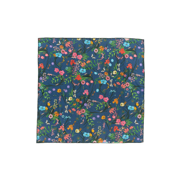 LIVING GARDEN skjerf, blue, Bella Ballou