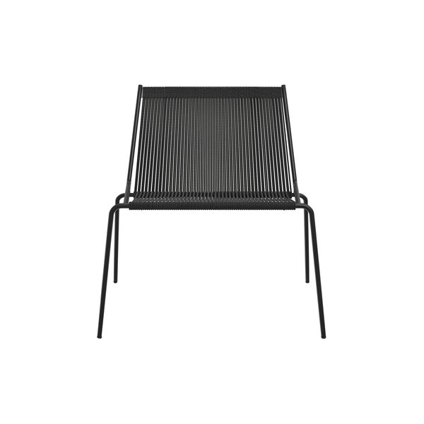 Noel Lounge Chair, black/black linen, Thorup Copenhagen