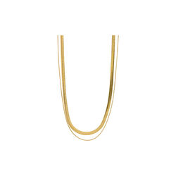 Ivy - Double Snake Chain halskjede, gull, timi of Sweden