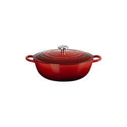 Signature st&oslash;pejern stekegryte | 32 cm | Cerise, Le Creuset