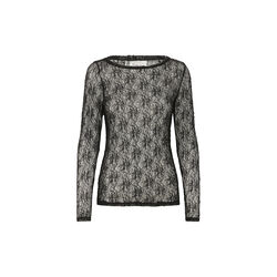 MWRita Boatneck LS Blouse, black, My Essential Wardrobe
