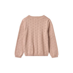 Knit Cardigan Maia, 2487 rose powder, Wheat