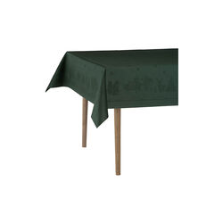 Julemorgen damaskduk 140x240 cm, grønn, Wik & Walsøe
