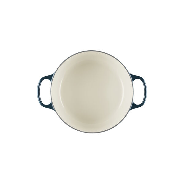 Signature st&oslash;pejern rund gryte &Oslash; 26 cm, nuit, Le Creuset