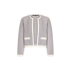 NOAR TEXTURED KNIT CARDIGAN, White, French Connection