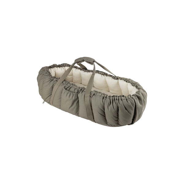 3-in-1 Babynest, dark olive, Sebra