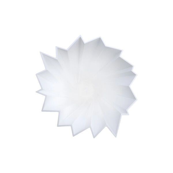 Shanghai vase, glossy white, Kartell